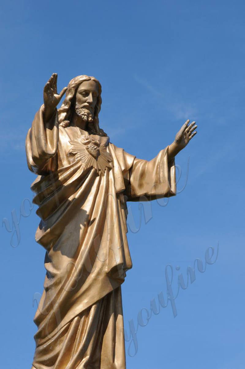 bronze sculpture of Jesus