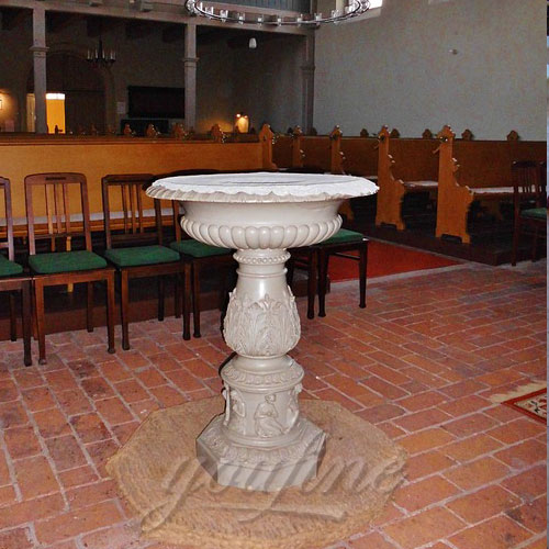 Direct Factory Religious Statues of Small Marble Font Large Variety In Stock Now