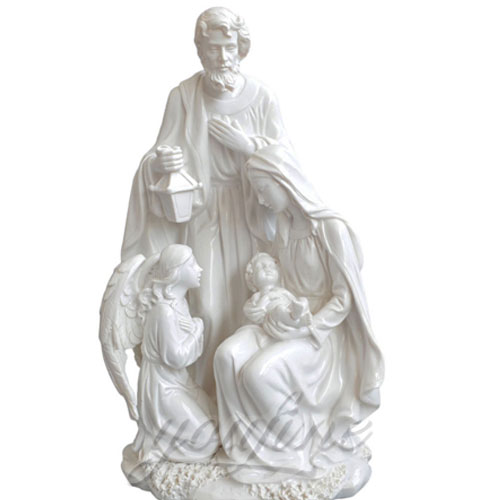 Virgin Mary Statue Marble Jesus Holy Family Statues 5 Foot for Indoor Decor